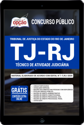 Combo TJ-RJ - Técnico de Atividade Judiciária