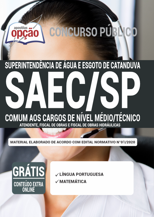 Apostila SAEC-SP - Nível Médio e Técnico