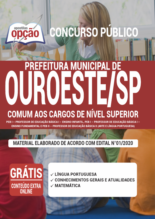 Apostila Prefeitura de Ouroeste - SP - Comum aos Cargos de Nível