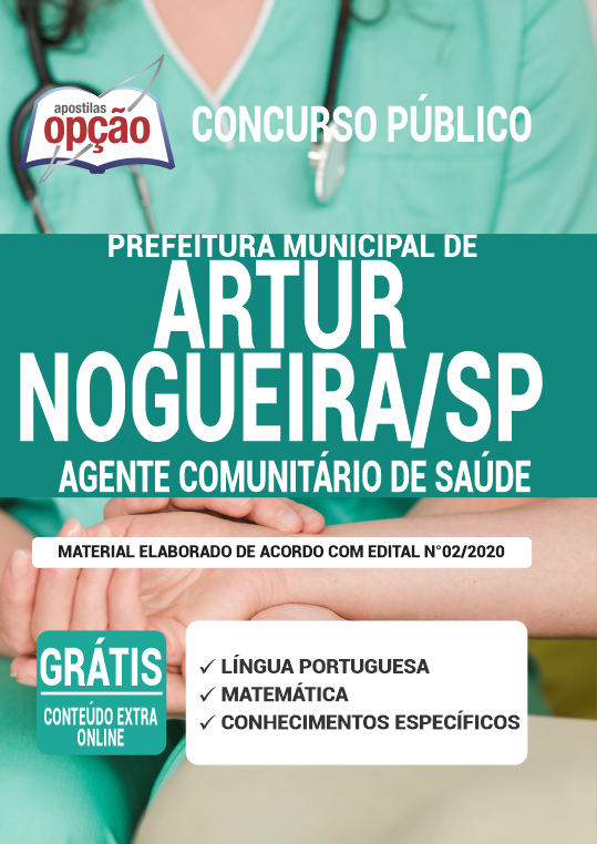 Apostila Prefeitura  de Artur Nogueira - SP - Agt Comunitário de Saúde