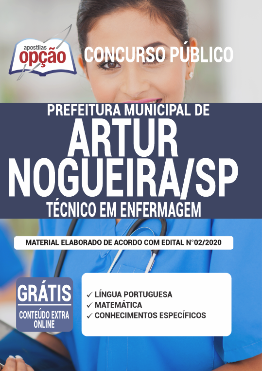 Apostila Prefeitura de Artur Nogueira- SP- Técnico de Enfermagem