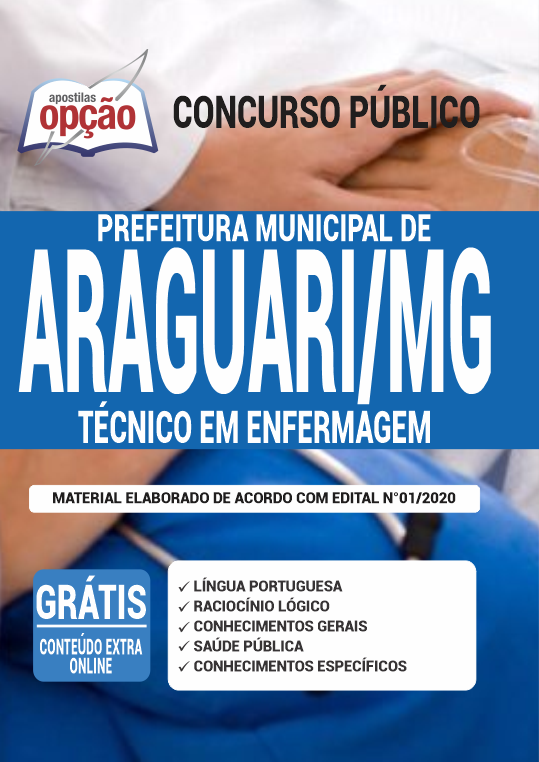 Apostila Prefeitura  de Araguari - MG - Técnico em Enfermagem