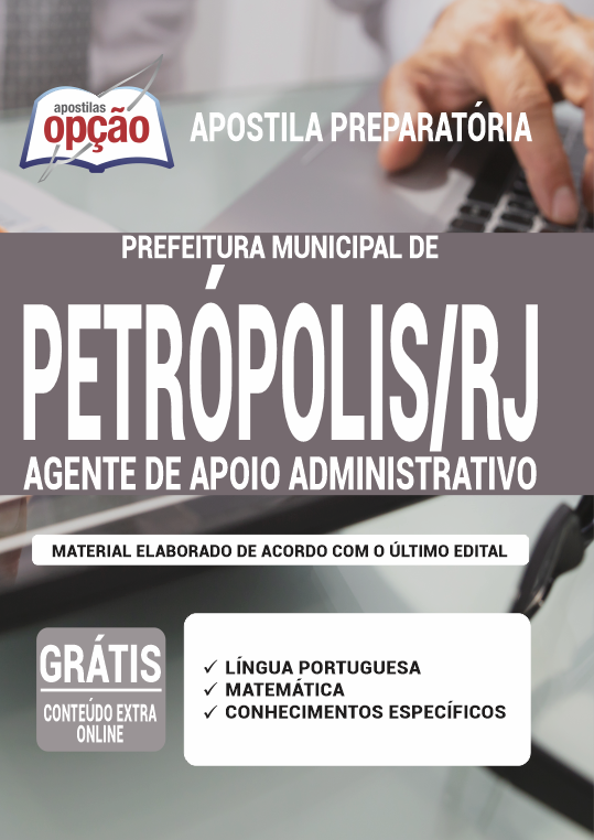 Apostila Prefeitura de Petrópolis - RJ - Agente de Apoio Adm