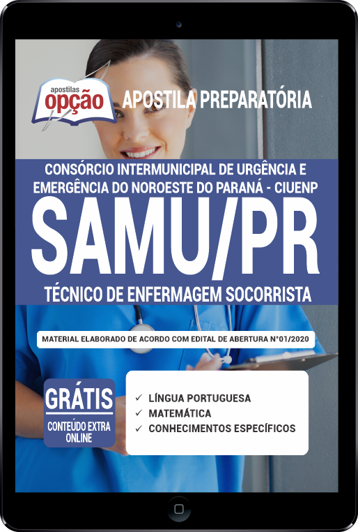 Apostila SAMU-PR em PDF - Técnico de Enfermagem