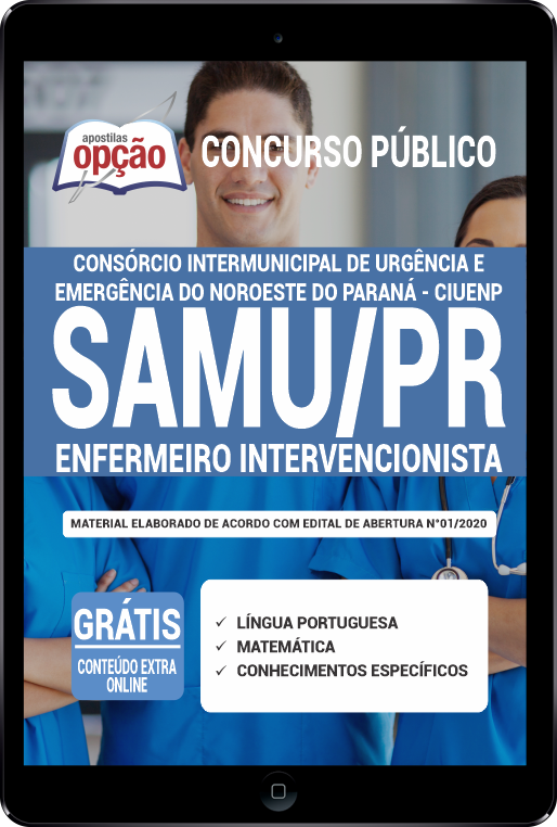 Apostila SAMU-PR em PDF - Enfermeiro Intervencionista