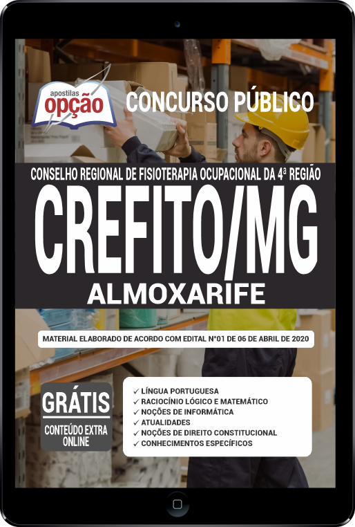 Apostila CREFITO-MG em PDF - Almoxarife