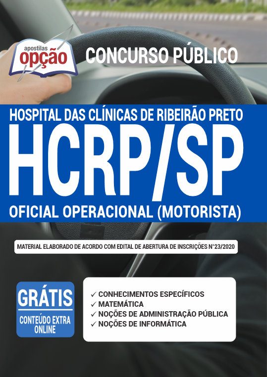 Apostila HCRP-SP - Oficial Operacional (Motorista)