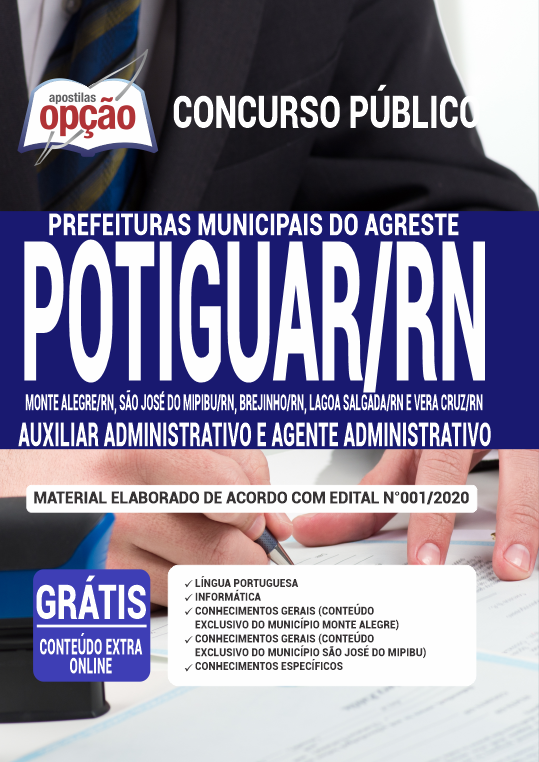 Apostila Prefeitura do Agreste Potiguar - RN - Administrativo