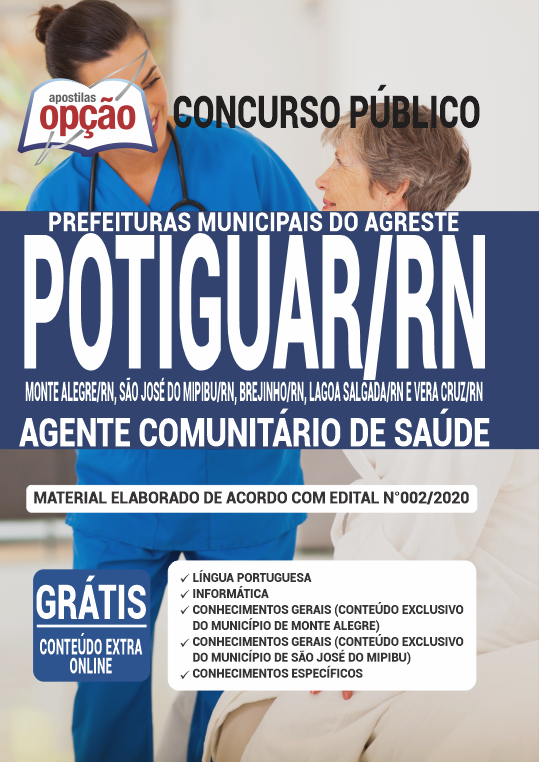 Apostila Prefeitura do Agreste Potiguar - RN - Agente Comunitário