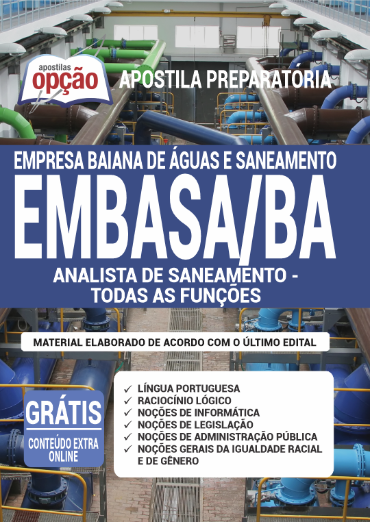 Apostila EMBASA-BA - Analista de Saneamento