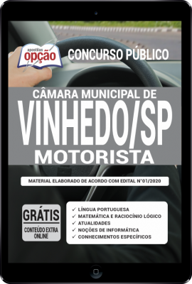 Apostila Câmara de Vinhedo - SP em PDF - Motorista