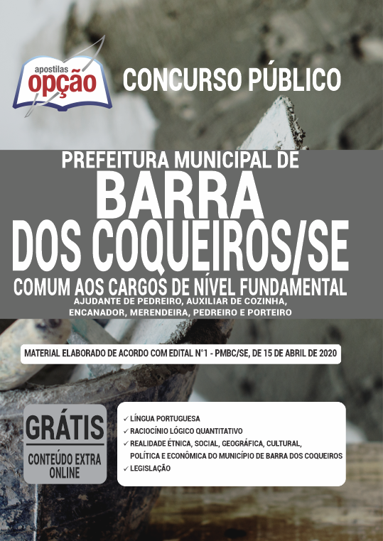 Apostila Prefeitura de Barra dos Coqueiros - SE - Fundamental