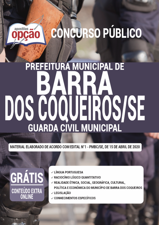 Apostila Prefeitura de Barra dos Coqueiros -SE - Guarda Civil