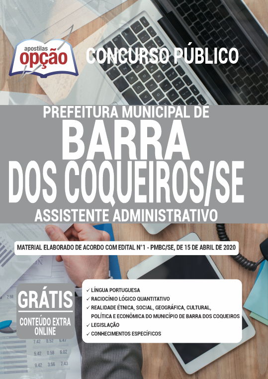 Apostila Prefeitura de Barra dos Coqueiros -SE - Assistente Adm