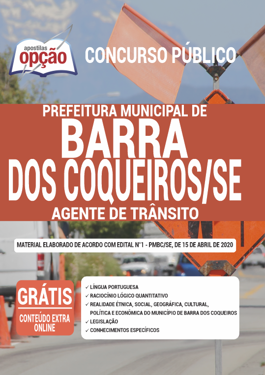 Apostila Prefeitura de Barra dos Coqueiros -SE - Agt de Trânsito