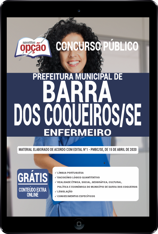 Apostila Prefeitura  de Barra dos Coqueiros - SE em PDF - Enfermeiro